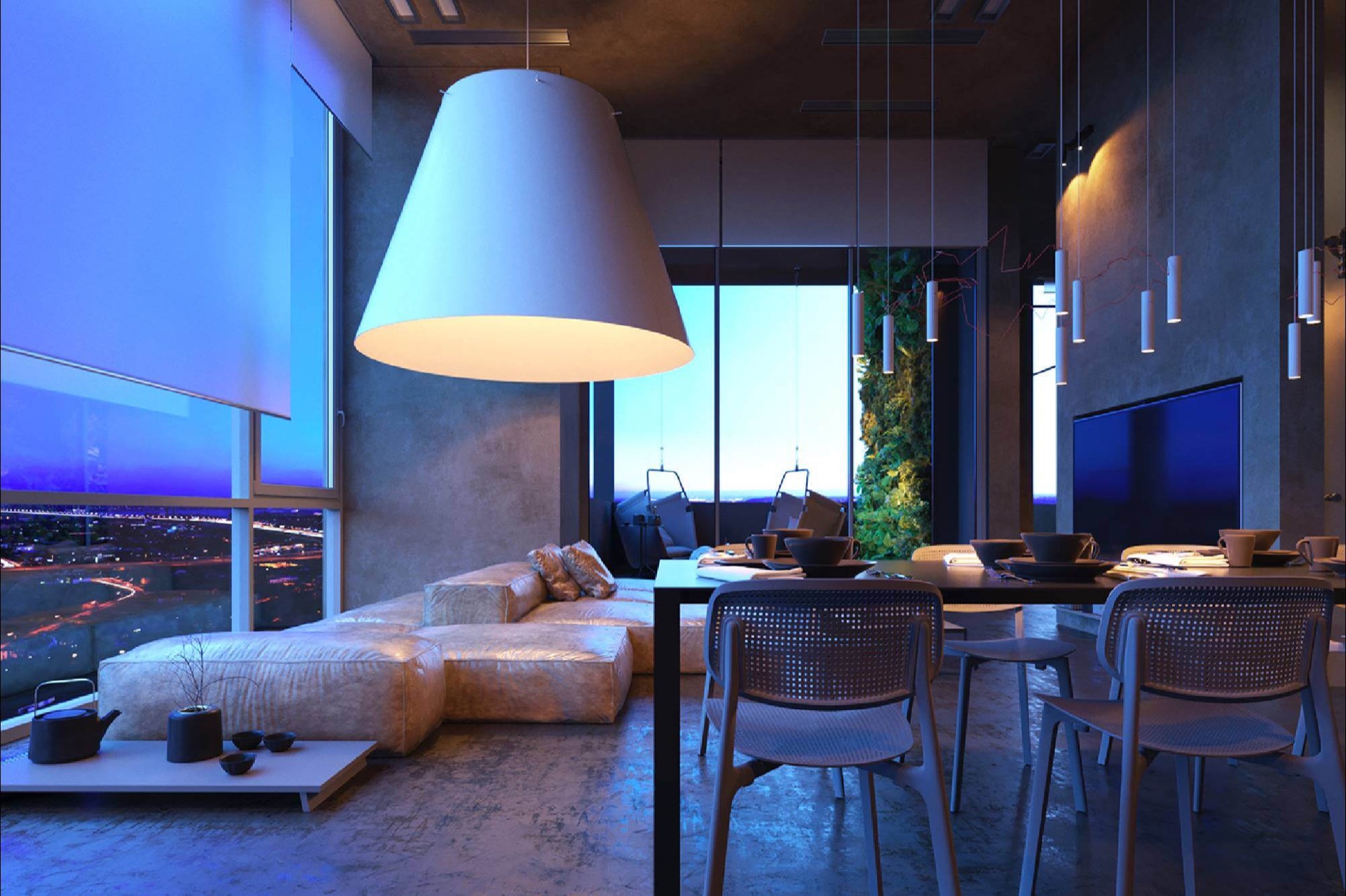 Interior residencial de autor diseñado por V Arquitectos en Puebla