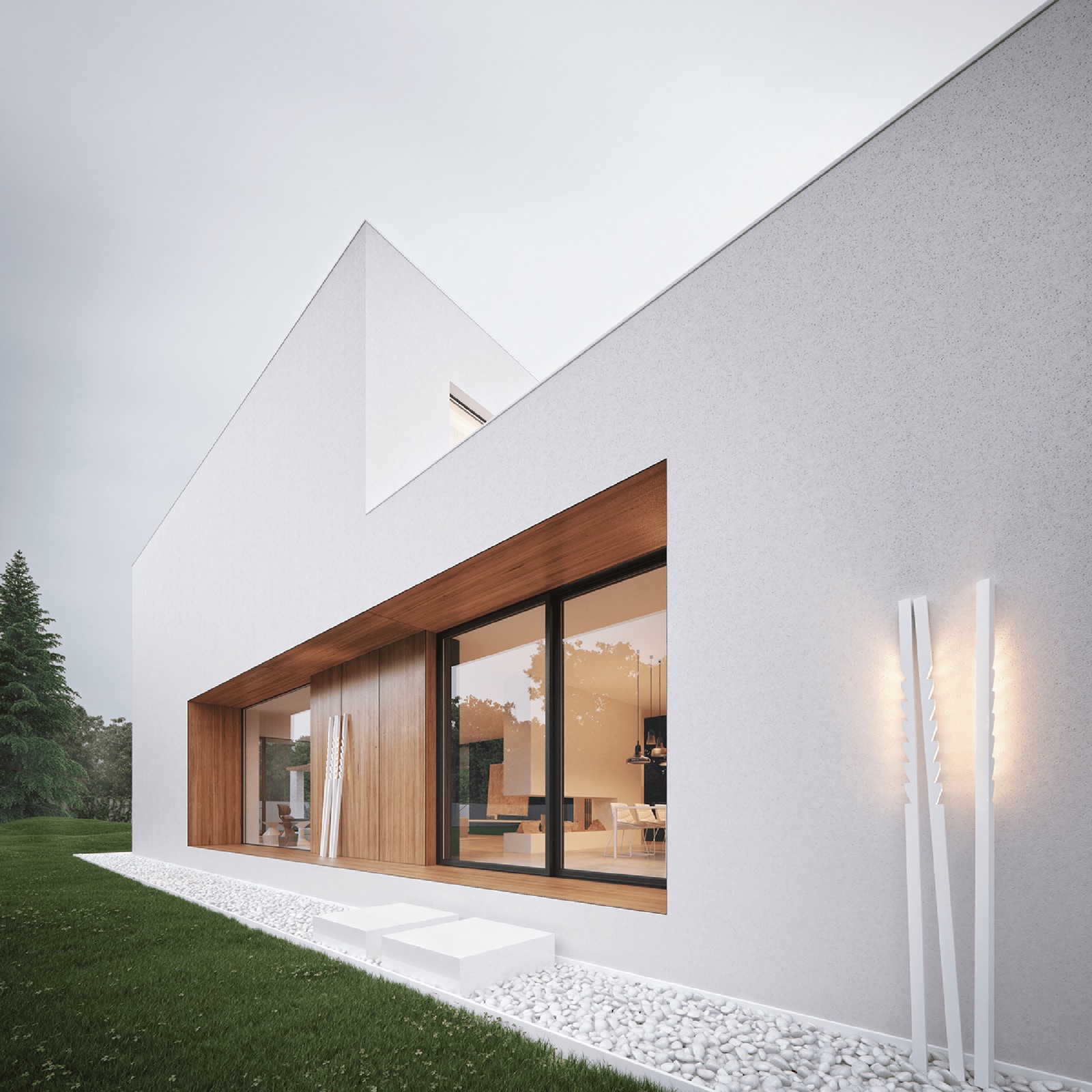 Cocina integrada con isla central, proyecto residencial Puebla