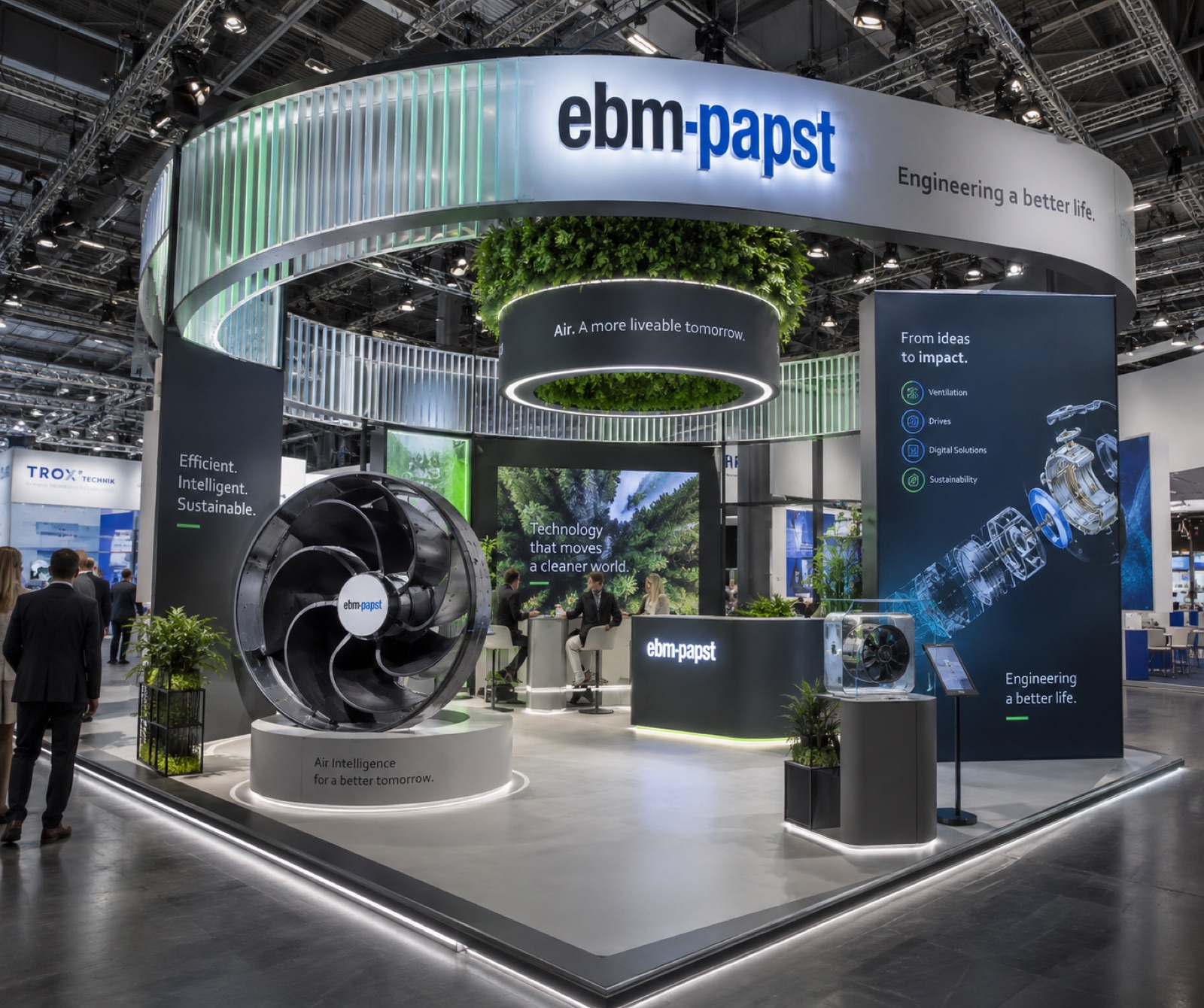 ebm-papst — Messestände, Orlando