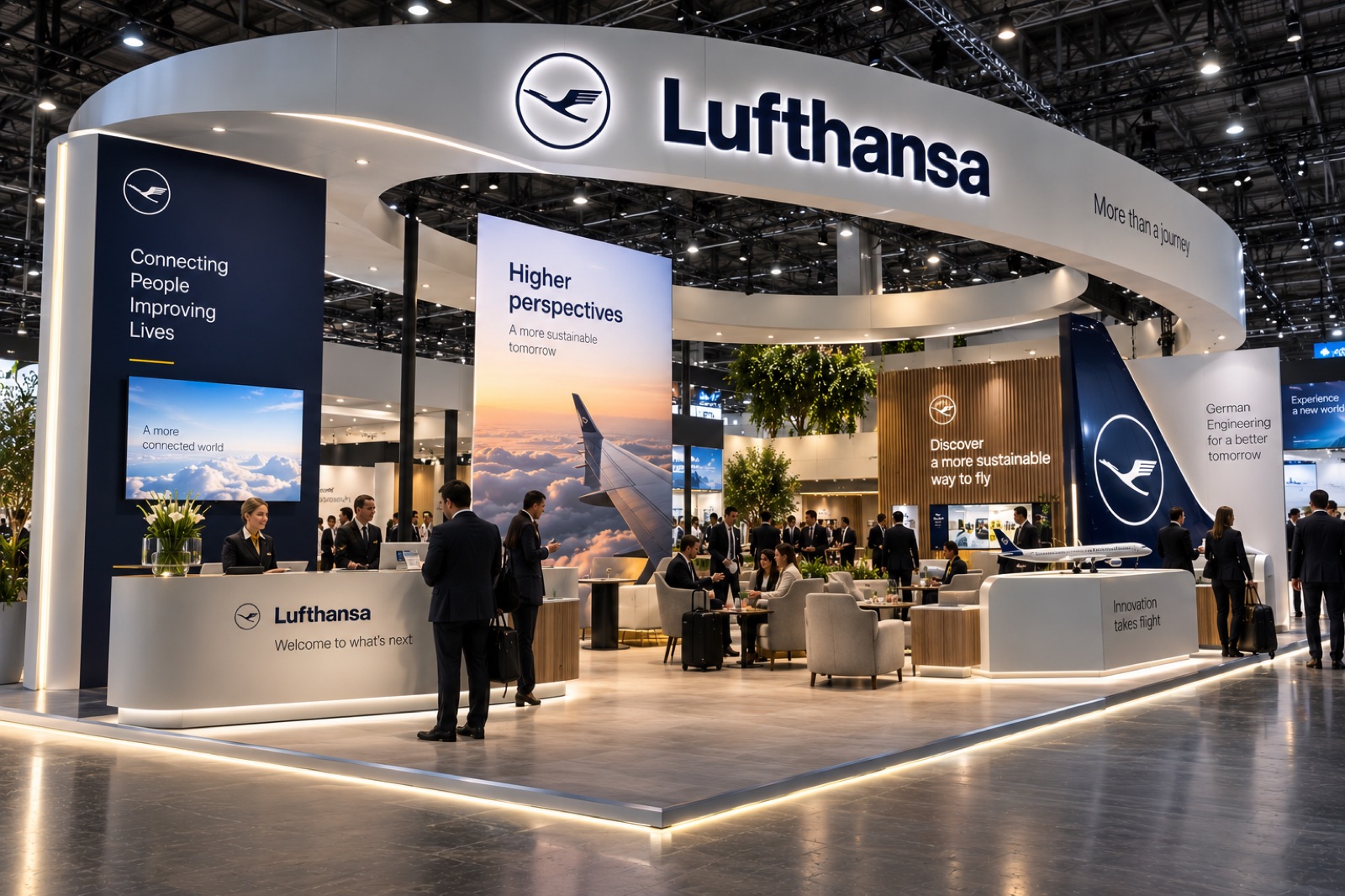 Lufthansa Technik — Messestände, Chicago
