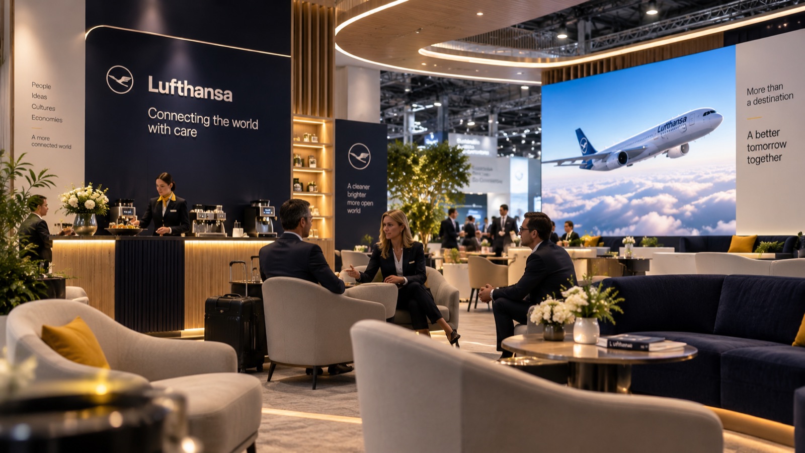 Lufthansa Technik — Messestände, Chicago
